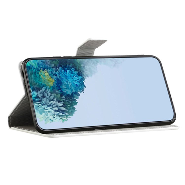 For iPhone 16e Case Pattern Print PU Leather Wallet Phone Cover - Jelly Fish