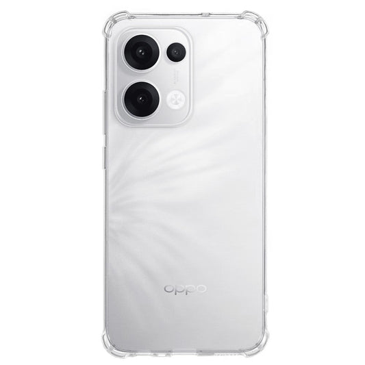 For Oppo Reno13 5G (Global) Clear Phone Case KALEBOL 1.5mm TPU Shockproof Phone Cover - Transparent