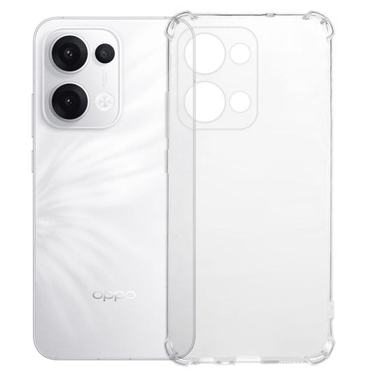 For Oppo Reno13 Pro 5G Clear Phone Case KALEBOL 1.5mm TPU Shockproof Phone Cover - Transparent