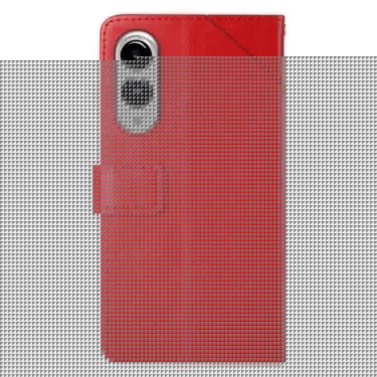 For Samsung Galaxy S25 Edge Case Y Shaped Lines Imprint Leather Phone Cover - Red