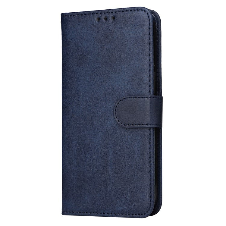 For Samsung Galaxy S25 Edge Case Wallet PU Leather Folio Flip Phone Cover - Blue