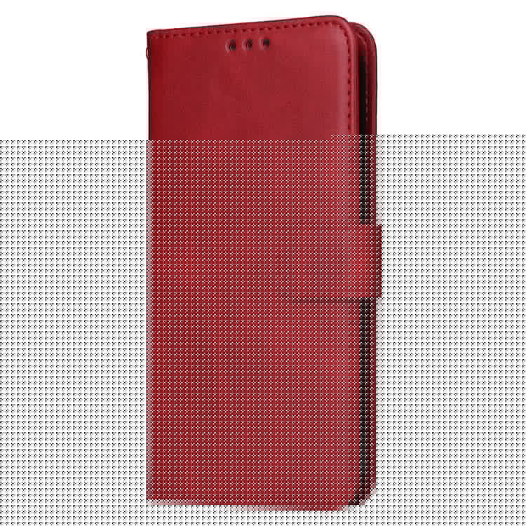 For Samsung Galaxy S25 Edge Case Wallet PU Leather Folio Flip Phone Cover - Red