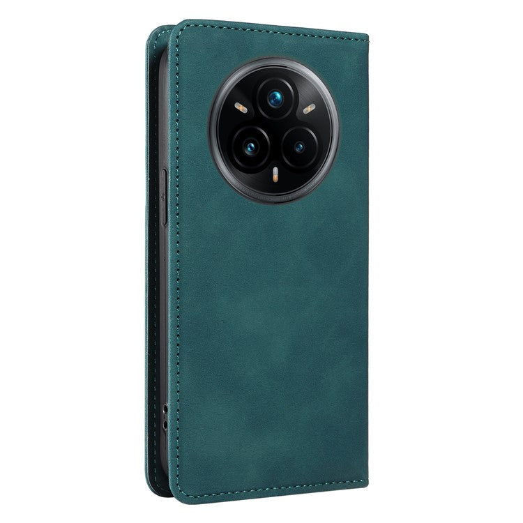 BETOPNICE 003 For Realme 14 Pro+ 5G Case Wallet Leather Phone Cover with Stand - Green
