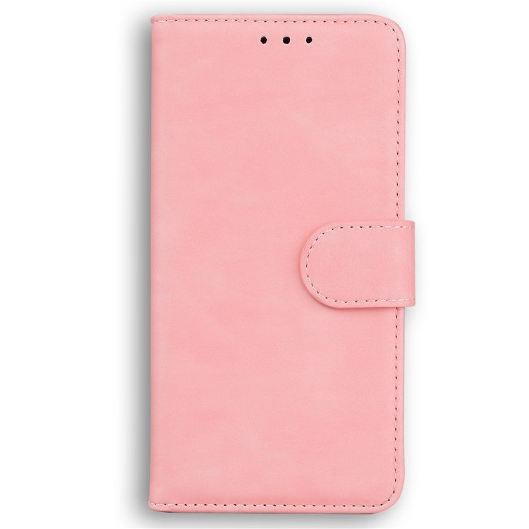 For Realme 14 Pro+ 5G Case Solid Color Leather Wallet Phone Cover - Pink