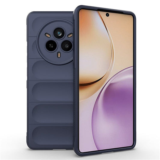 For Realme 14 Pro 5G Case Anti-Drop Soft TPU Rugged Phone Back Cover - Dark Blue