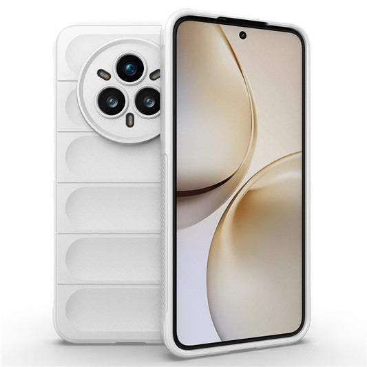For Realme 14 Pro+ 5G Case Anti-Drop Soft TPU Rugged Phone Back Cover - White