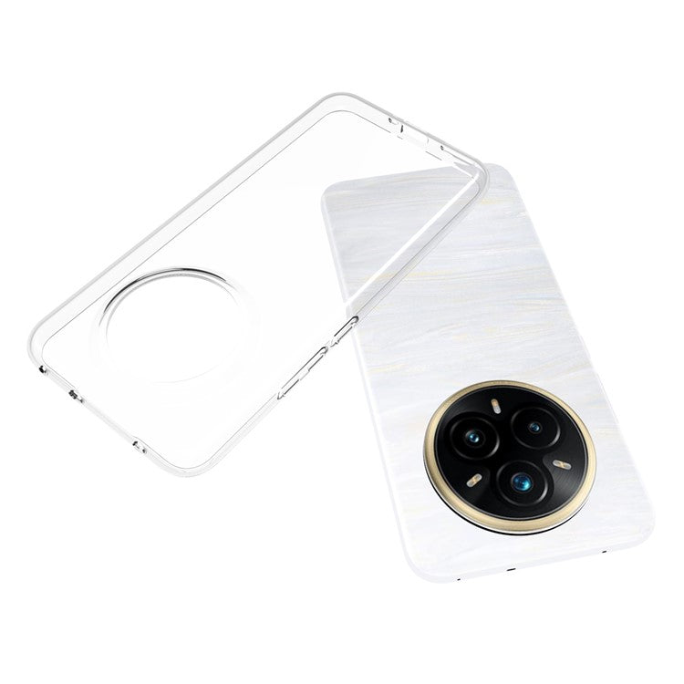 10Pcs / Pack For Realme 14 Pro+ 5G Case Watermark Free TPU Protective Clear Phone Cover