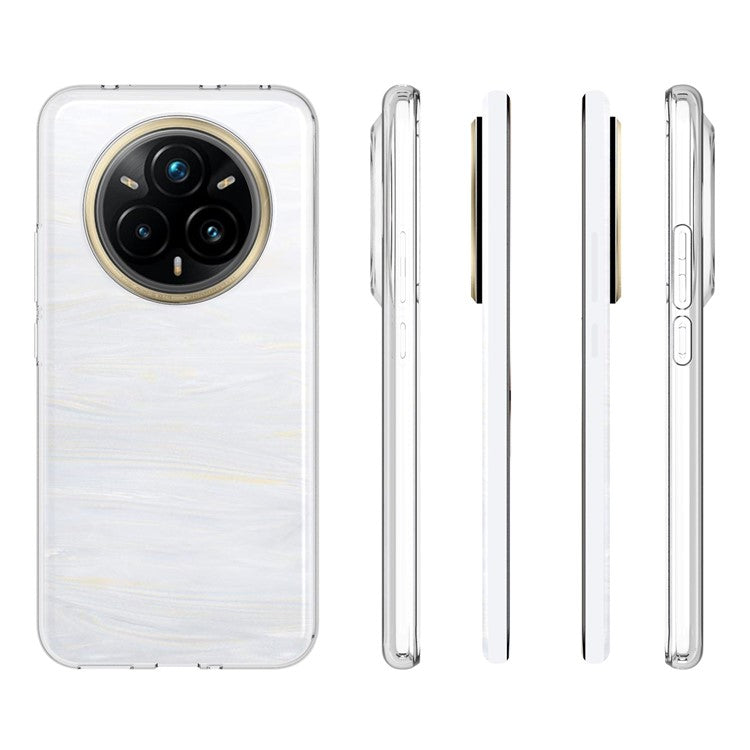 10Pcs / Pack For Realme 14 Pro+ 5G Case Watermark Free TPU Protective Clear Phone Cover