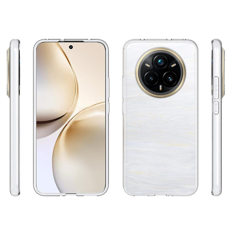10Pcs / Pack For Realme 14 Pro+ 5G Case Watermark Free TPU Protective Clear Phone Cover
