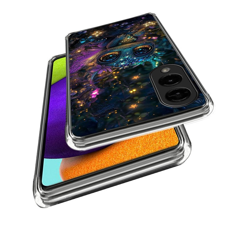 For Samsung Galaxy S25 Edge Case Pattern Printed IMD Shockproof TPU Phone Cover - Elf