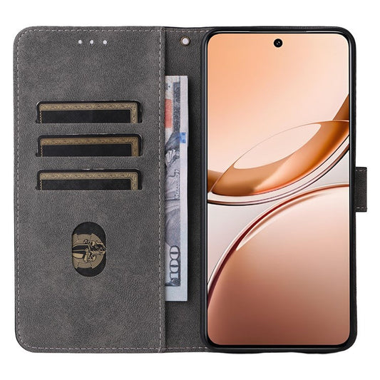 For vivo V50 Lite 4G / 5G Case Wallet RFID Blocking PU Leather Cover Viewing Stand - Brown