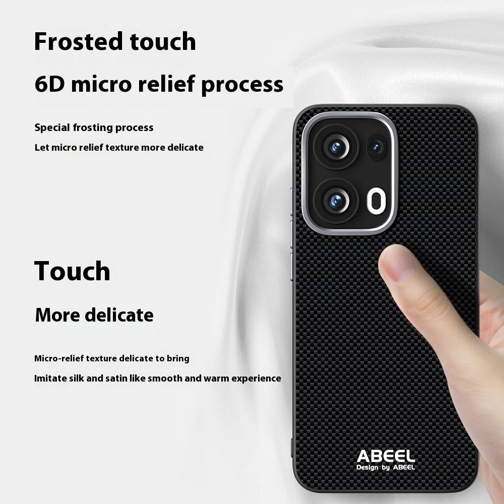 ABEEL For Oppo Reno13 Pro 5G Case Compatible with MagSafe Printed PC TPU Aluminum Alloy Leather Phone Cover - Gold