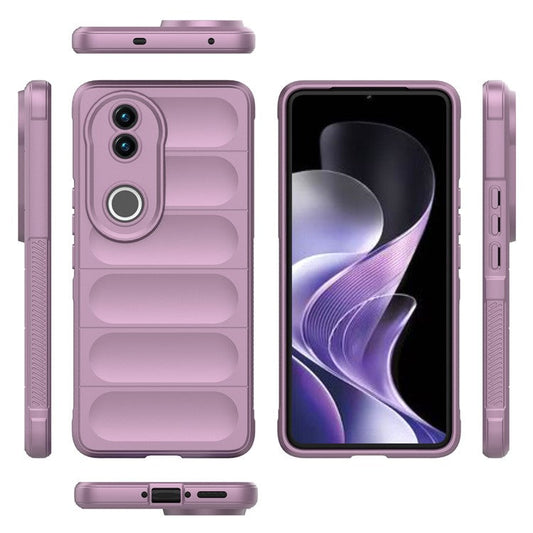 For vivo V50 5G Case Anti-Drop Soft TPU Rugged Phone Back Cover - Light Purple