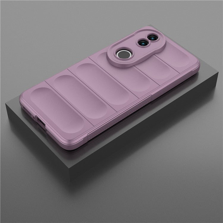 For vivo V50 5G Case Anti-Drop Soft TPU Rugged Phone Back Cover - Light Purple
