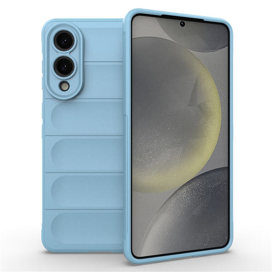 For Samsung Galaxy S25 Edge Case Anti-Drop Soft TPU Rugged Phone Back Cover - Baby Blue