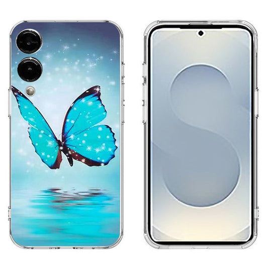 For Samsung Galaxy S25 Edge Case Pattern Printing Cell Phone TPU Back Cover - Blue Butte