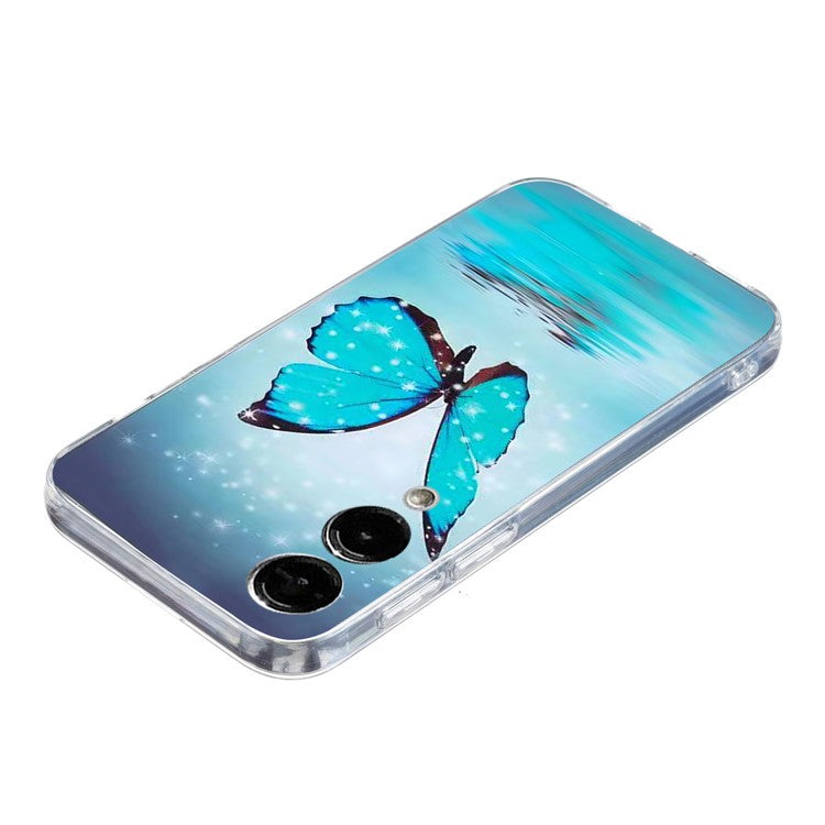 For Samsung Galaxy S25 Edge Case Pattern Printing Cell Phone TPU Back Cover - Blue Butte