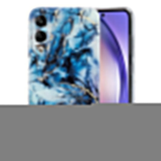 For Samsung Galaxy S25 Edge Case Marble Pattern Painted TPU Phone Back Cover - Grey