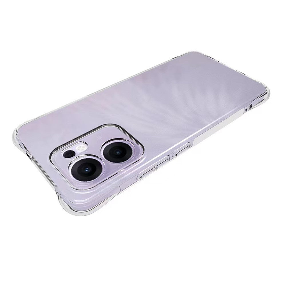 WANLONFENG WL Series for Oppo Reno13 F 5G Case 2.0mm TPU Phone Cover with Tempered Glass Film