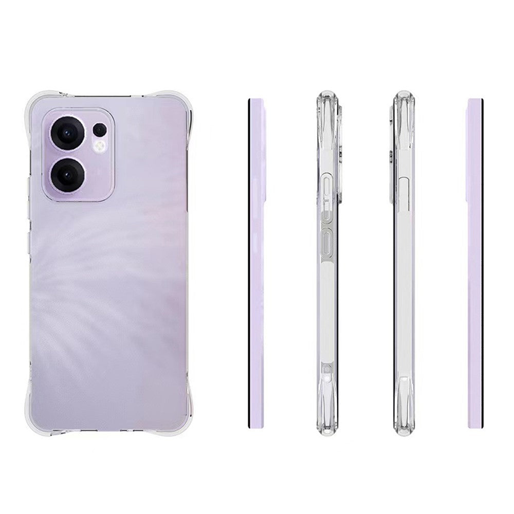 WANLONFENG WL Series for Oppo Reno13 F 5G Case 2.0mm TPU Phone Cover with Tempered Glass Film