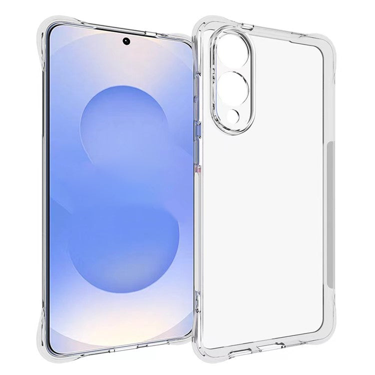 WANLONFENG WL2 Series for Samsung Galaxy S25 Edge Case 2.0mm TPU Precise Cutouts Phone Cover with 2Pcs Tempered Glass Films