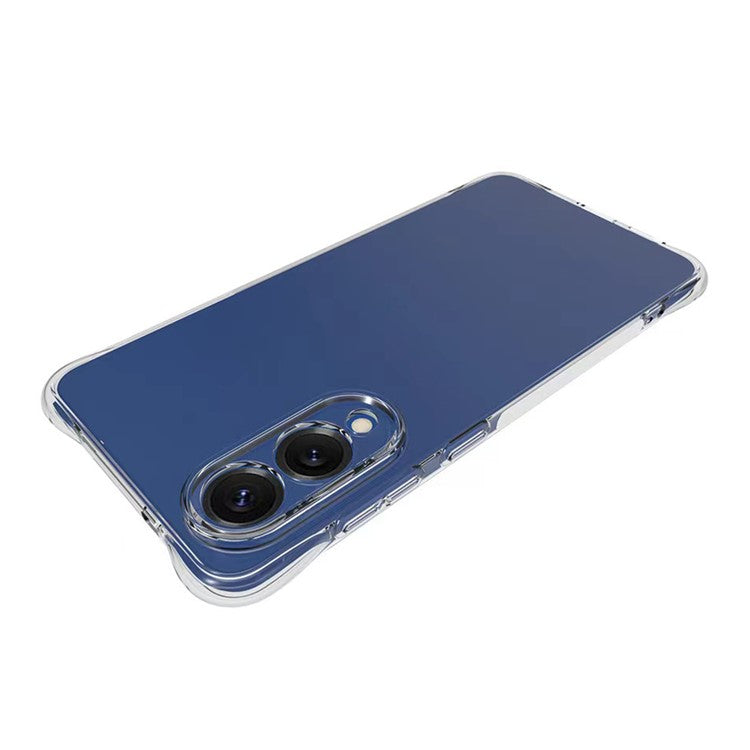 WANLONFENG WL2 Series for Samsung Galaxy S25 Edge Case 2.0mm TPU Precise Cutouts Phone Cover with 2Pcs Tempered Glass Films