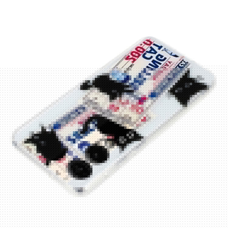 For Samsung Galaxy S25 Edge Case Soft TPU Phone Back Cover Pattern Printing - Black Cats