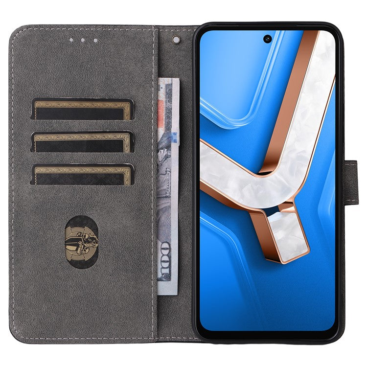 For vivo Y29 4G / T4x 5G Case Wallet RFID Blocking PU Leather Cover Viewing Stand - Green