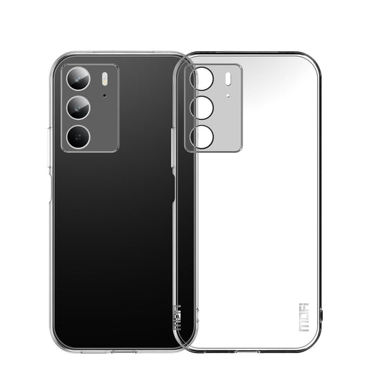 For Realme C75 Clear Phone Case MOFI Ultra-Thin TPU Phone Back Cover - Transparent