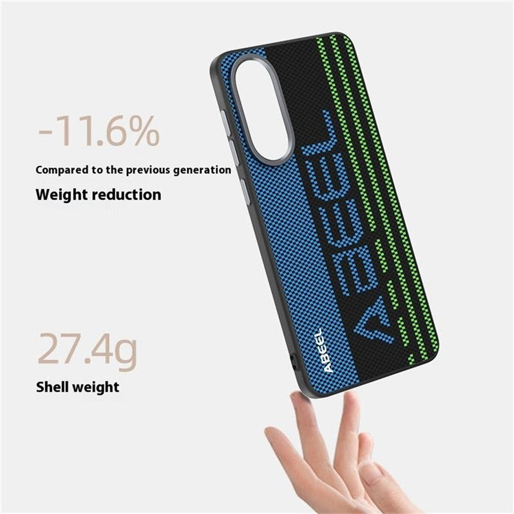 ABEEL For Samsung Galaxy S25 Edge Case Compatible with MagSafe Printed PC TPU Aluminum Alloy Leather Phone Cover - Outstanding No. 4