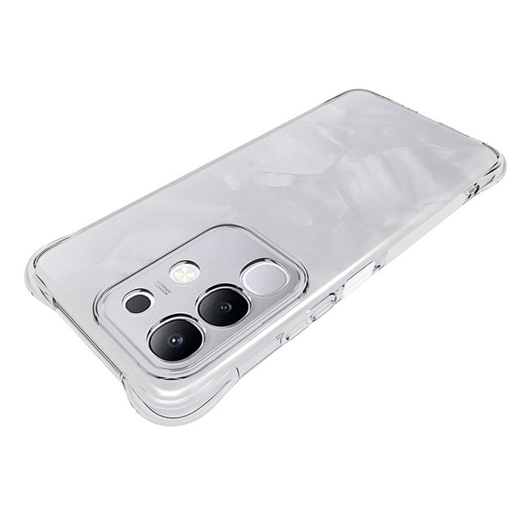 For vivo Y29 4G  /  T4x 5G TPU Phone Case Non Slip Transparent Mobile Phone Cover
