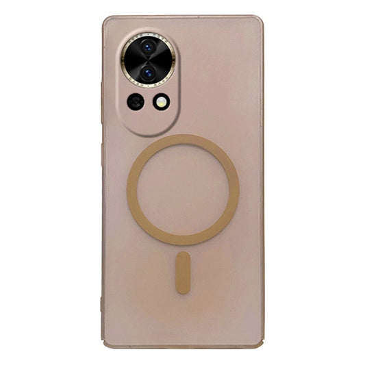 For Huawei nova 13 5G Magnetic Case Precise Cutouts Matte PC Phone Cover - Desert Gold