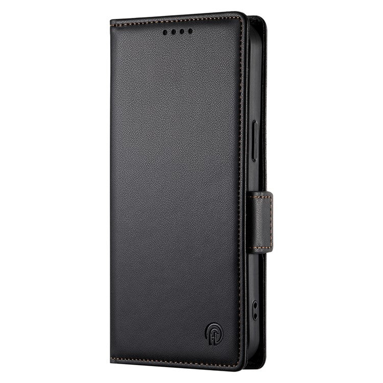 For vivo V50 5G Stand Case PU Leather Wallet Phone Cover - Black