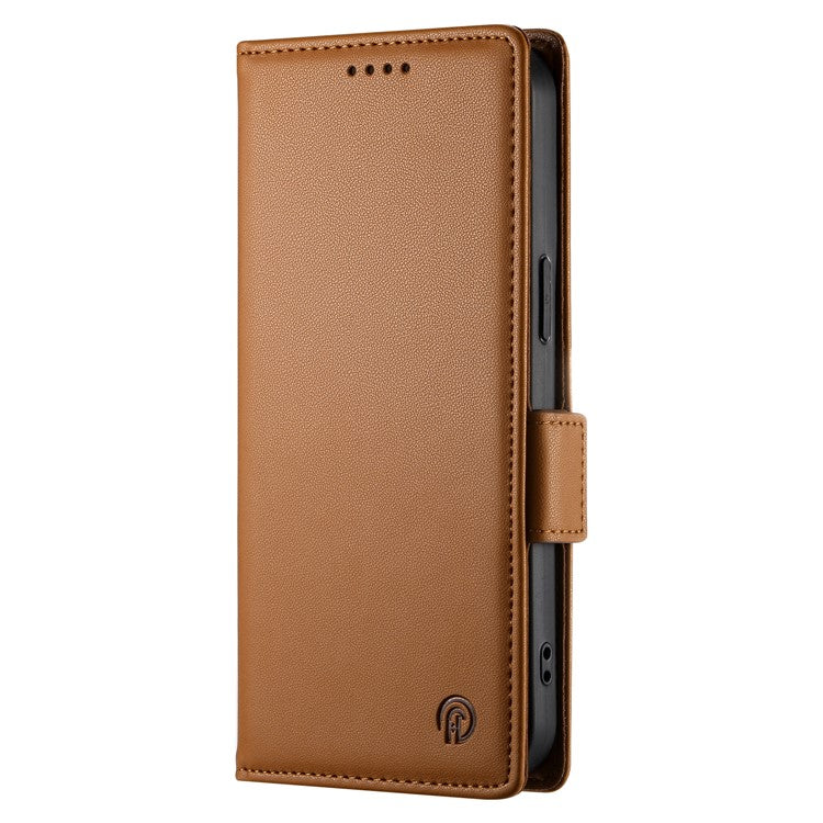 For vivo Y29 4G Stand Case PU Leather Wallet Phone Cover - Brown