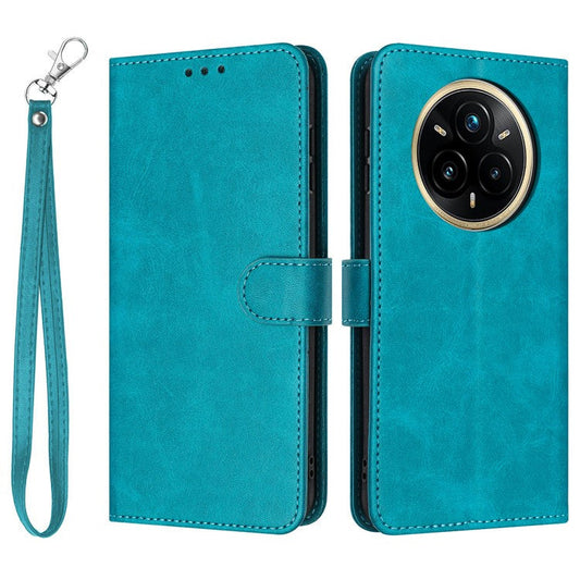 For Realme 14 Pro 5G Case Flip Stand PU Leather Wallet Phone Cover Calf Texture - Orange