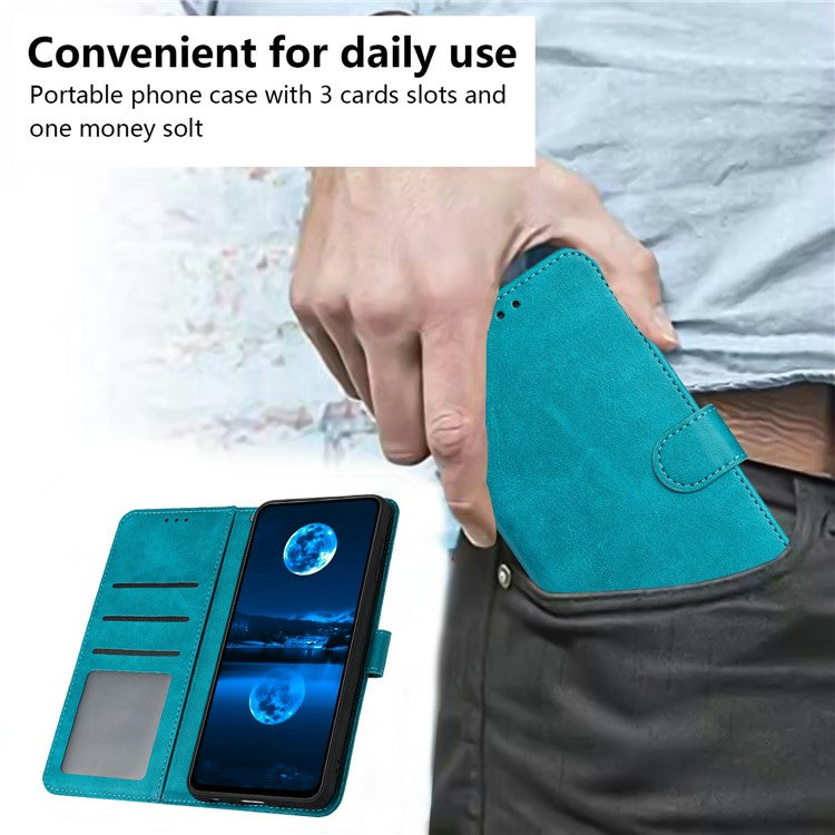 For Realme 14 Pro 5G Case Flip Stand PU Leather Wallet Phone Cover Calf Texture - Orange