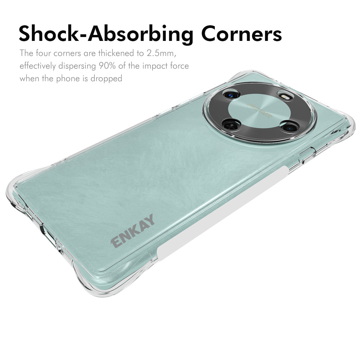For Realme 14 Pro 5G Clear Phone Case ENKAY HAT PRINCE Shockproof Anti-slip TPU Cover - Transparent