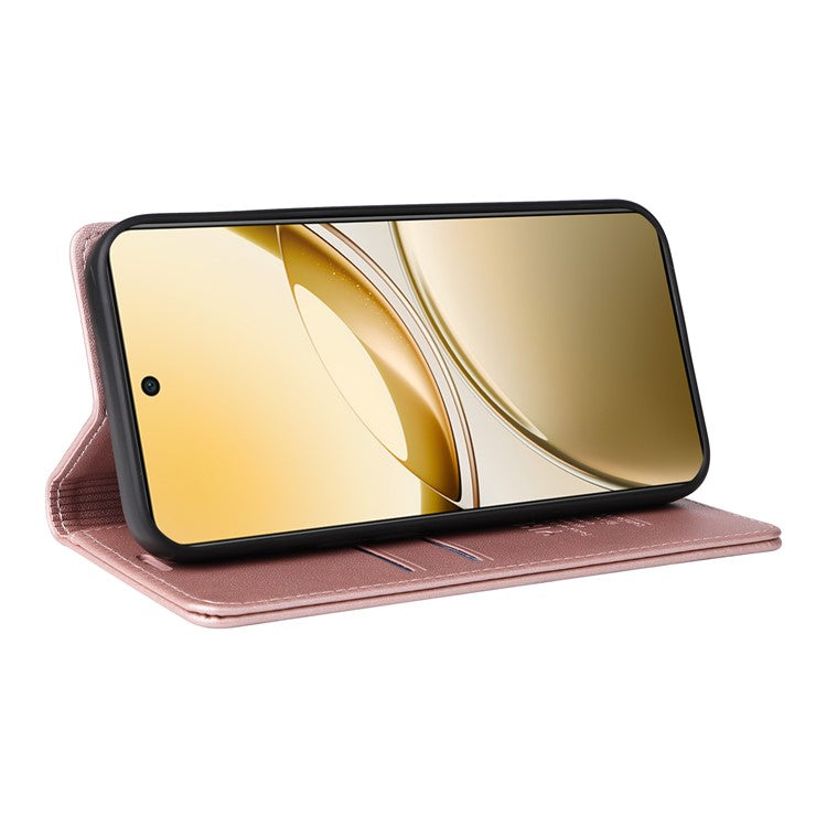 For vivo V50 5G Wallet Case YIKATU YK- 001 PU Leather Phone Cover with Stand -  Rose Gold