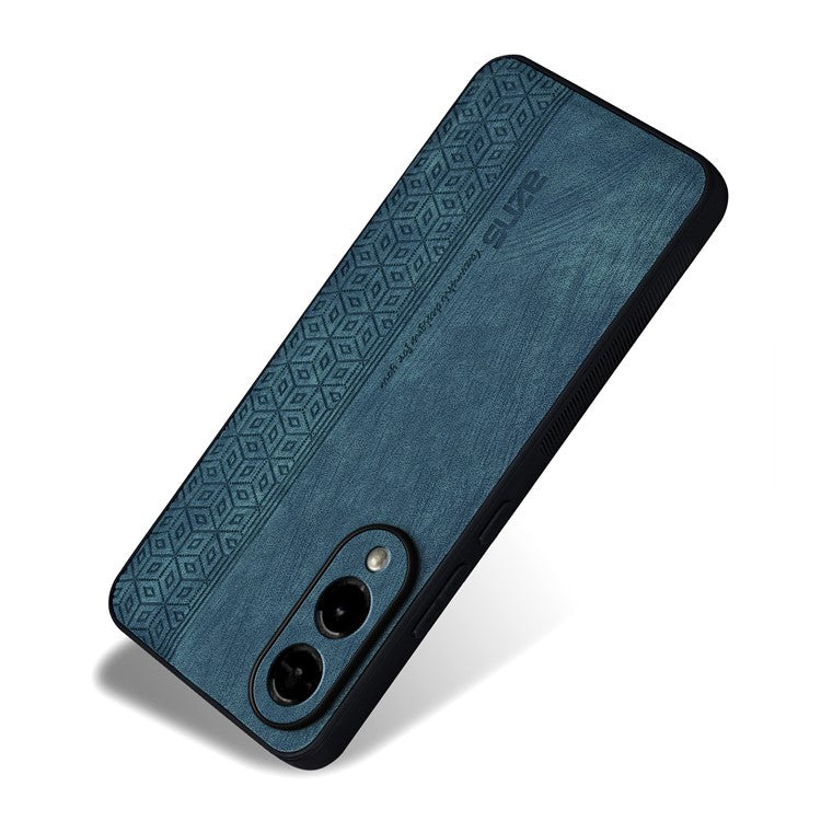 AZNS For Samsung Galaxy S25 Edge Case Protective PU Leather Covered TPU Phone Shell - Green