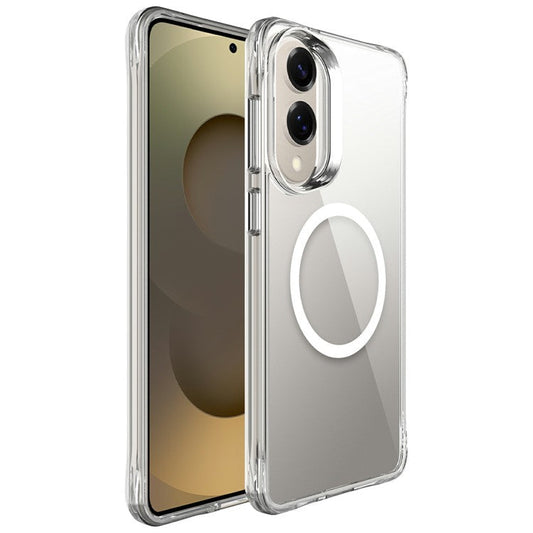 For Samsung Galaxy S25 Edge Case Compatible with MagSafe TPU + PC Clear Phone Cover