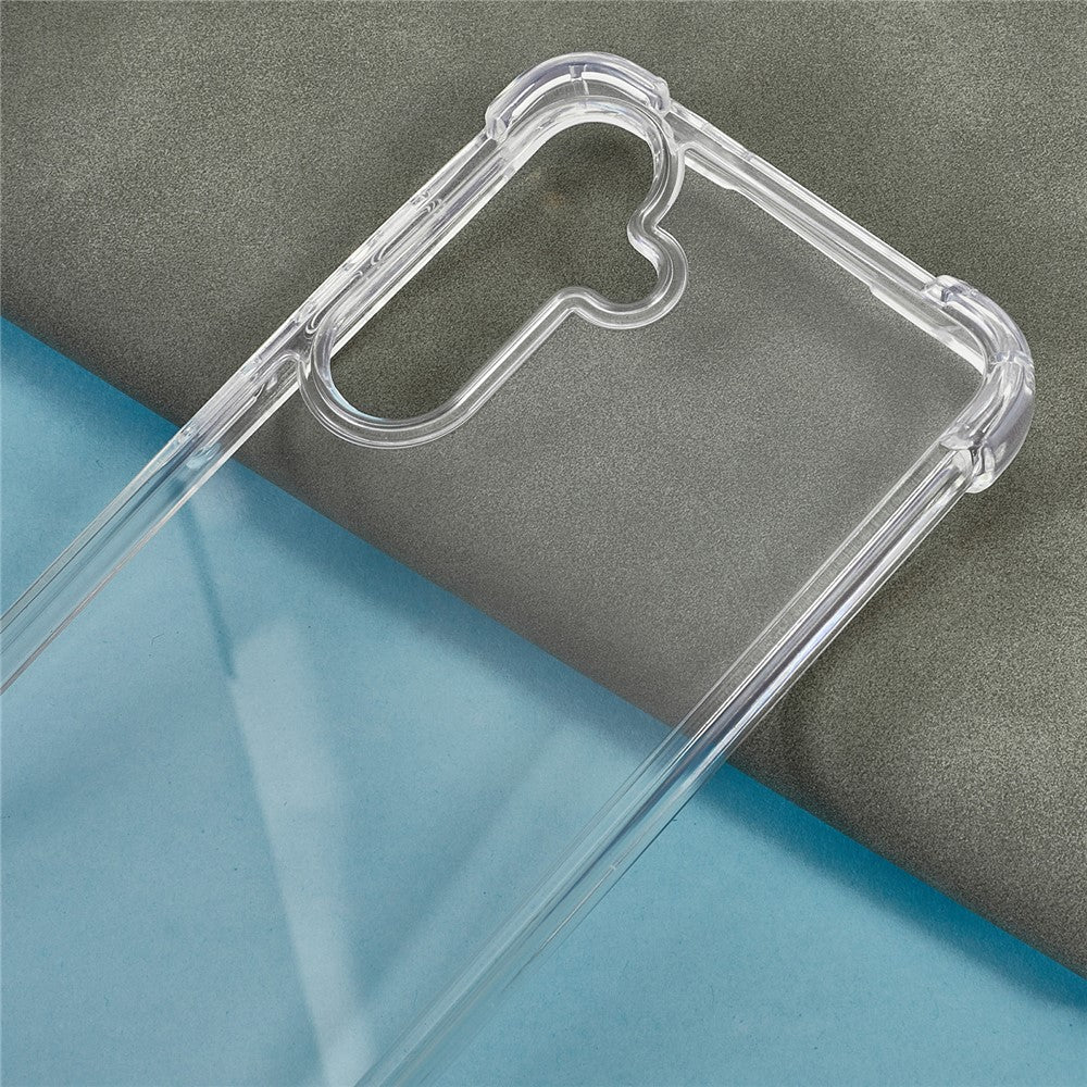 For Samsung Galaxy A17 5G / A16 4G / 5G Clear Phone Case TPU + Acrylic 1.5mm Shockproof Back Cover