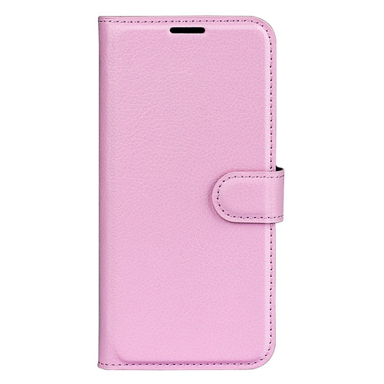 For vivo V50 Lite 5G Case Litchi Texture Shockproof Leather Wallet Phone Cover - Pink