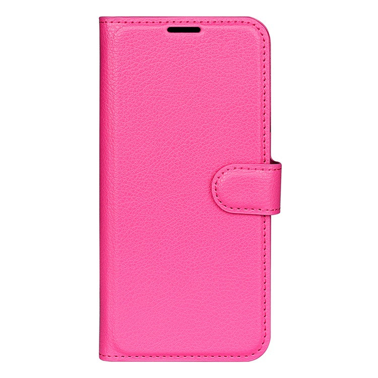 For vivo V50 Lite 5G Case Litchi Texture Shockproof Leather Wallet Phone Cover - Rose