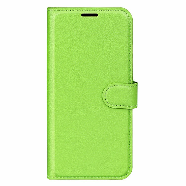 For vivo Y29 4G Case Litchi Texture Shockproof Leather Wallet Phone Cover - Green