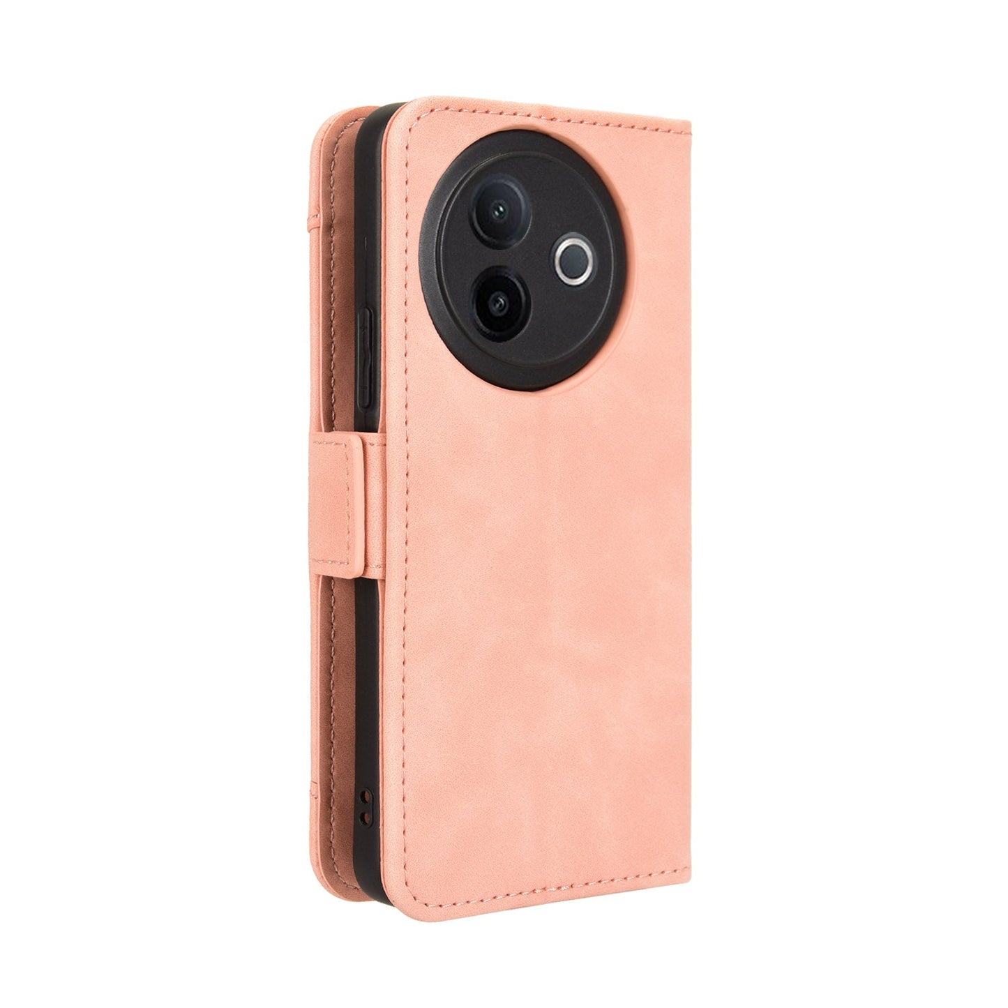 For vivo Y39 5G Leather Case Phone Wallet Cover with Multiple Card Slots - Pink