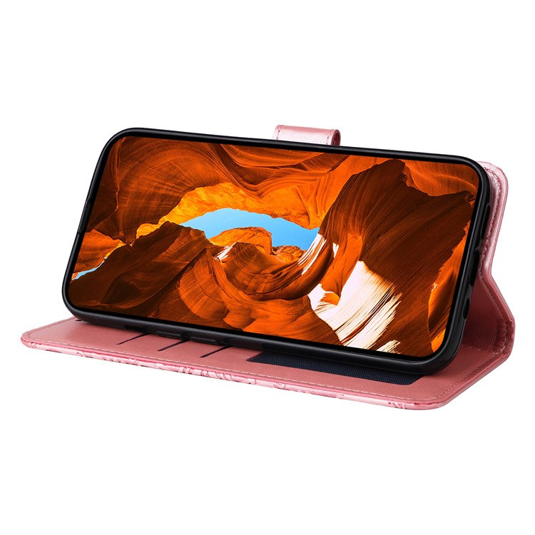 For vivo Y29s 5G / Y04 4G Case Sunflower Imprint Leather Wallet Phone Cover - Pink