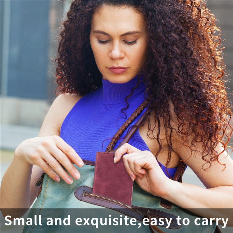 BETOPNICE 003 For vivo Y29s 5G  /  Y04 4G Case Magnetic Closure RFID Blocking Wallet Stand Leather Phone Cover - Wine Red