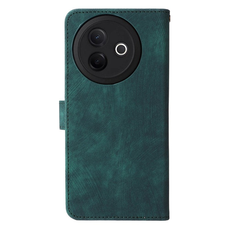 For vivo Y39 5G / Y300i 5G Case Wallet RFID Blocking PU Leather Cover Viewing Stand - Green