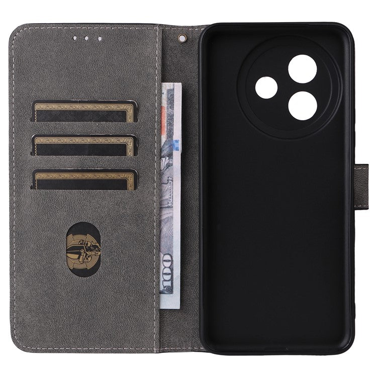 For vivo Y39 5G / Y300i 5G Case Wallet RFID Blocking PU Leather Cover Viewing Stand - Brown