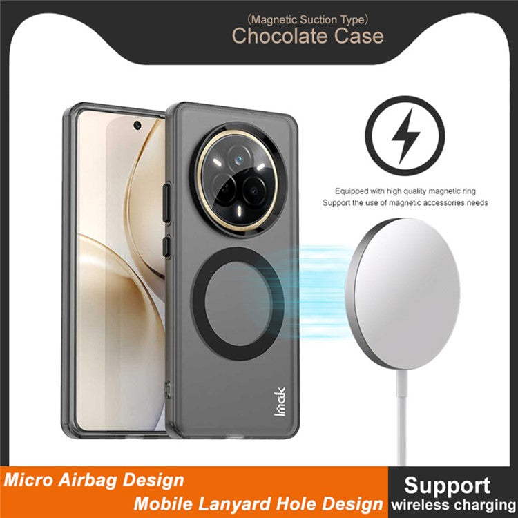 IMAK For Realme 14 Pro 5G Case Compatible with MagSafe PC + TPU Protective Phone Back Cover